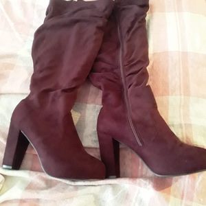 Suede Heeled Boots